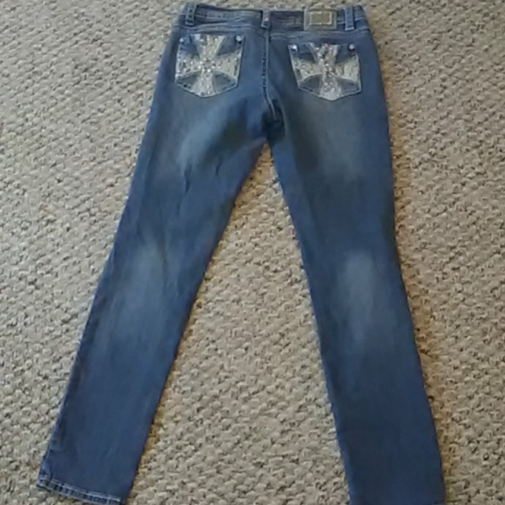 Twelve K worn look jeans